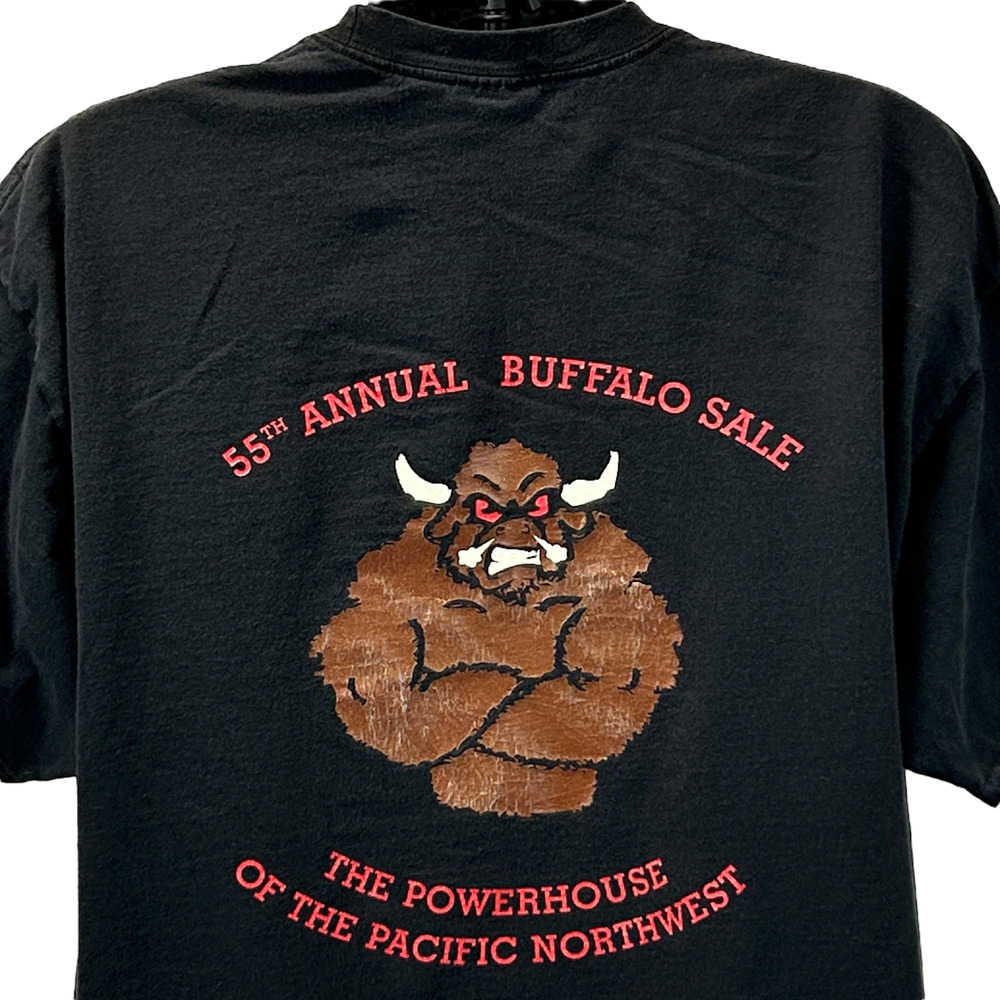Manheim Seattle Buffalo Sale T Shirt Black Short Sleeve Tee Unisex 2XL XXL